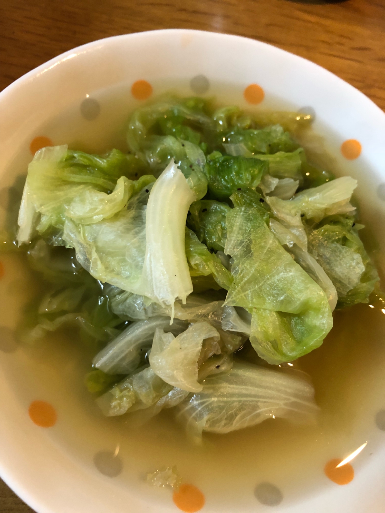 レタスのコンソメ煮
