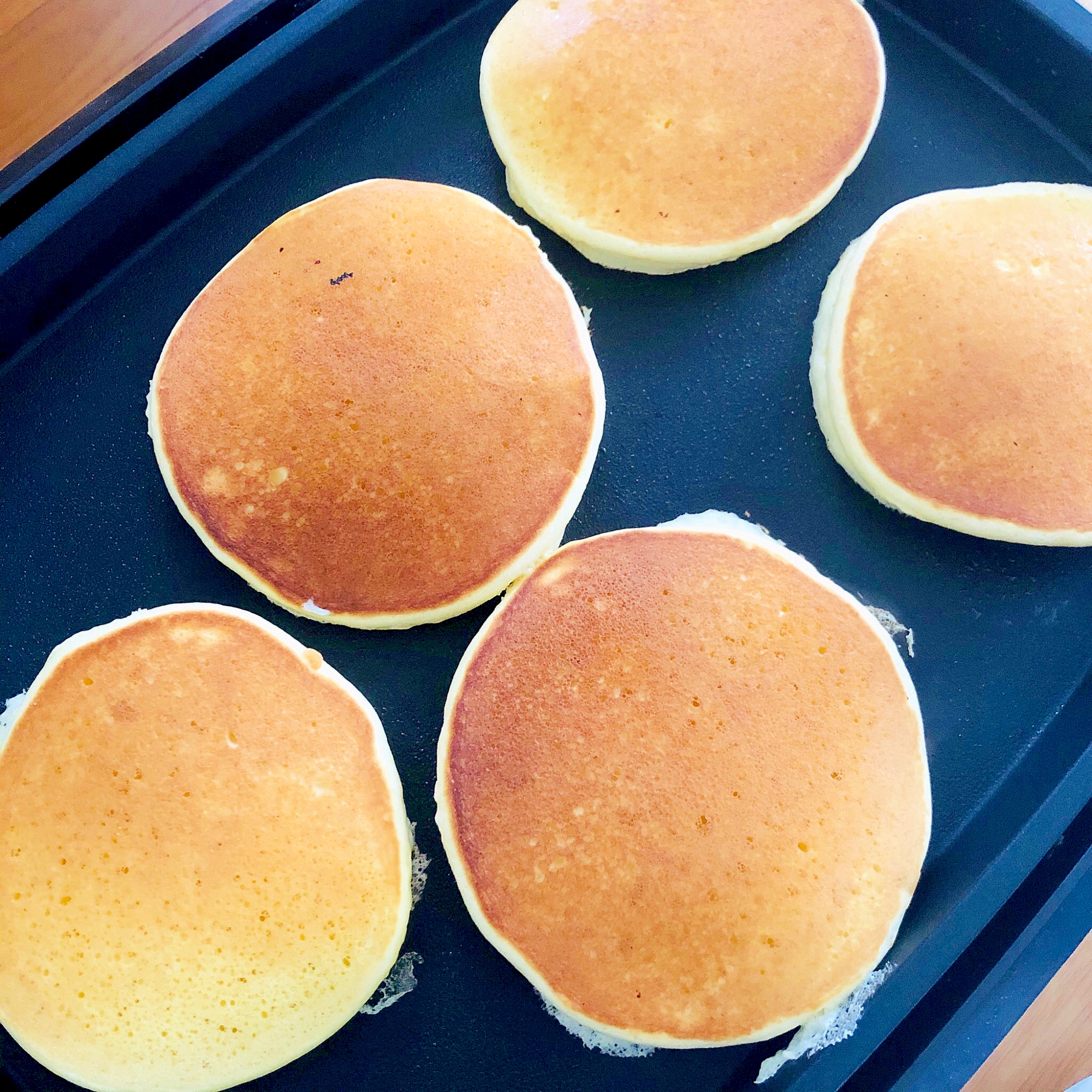 ホットプレートで！ホットケーキ