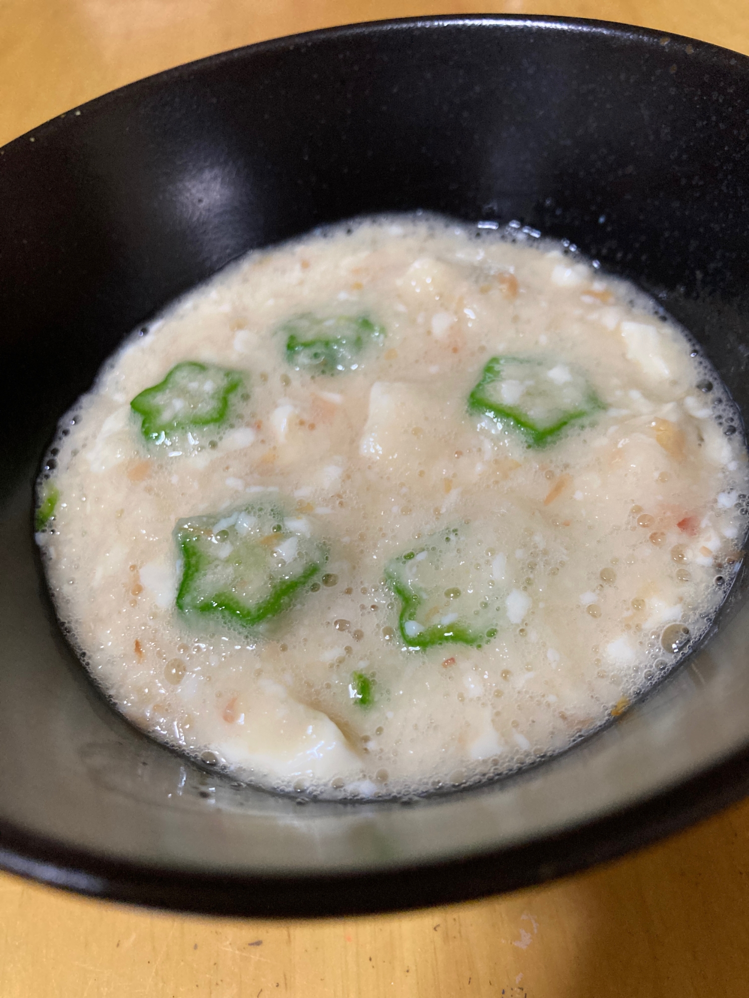お豆腐でカサ増し☆長芋とオクラの簡単副菜