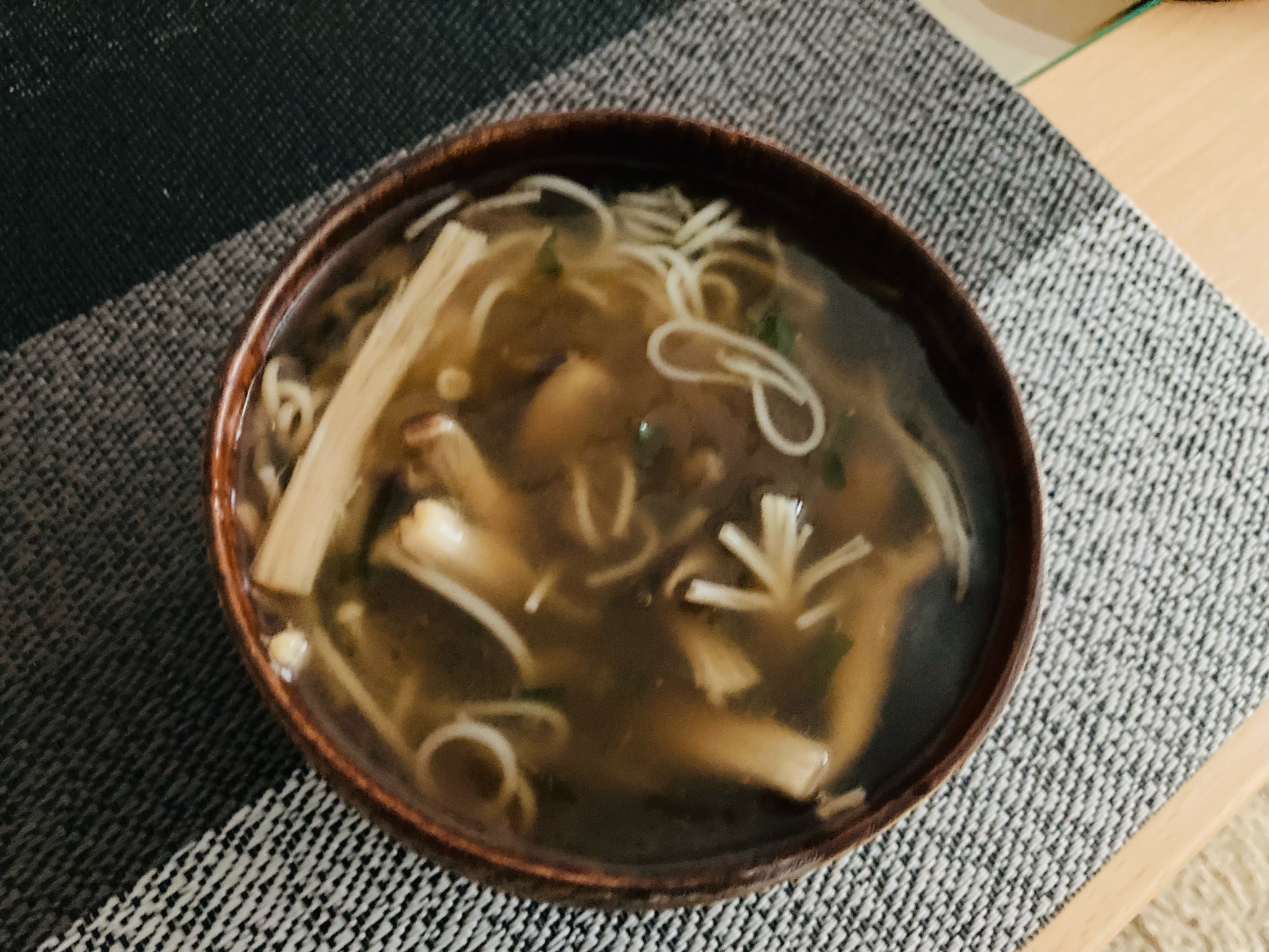 にゅうめんのすまし汁