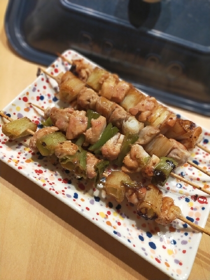 フライパンで焼き鳥