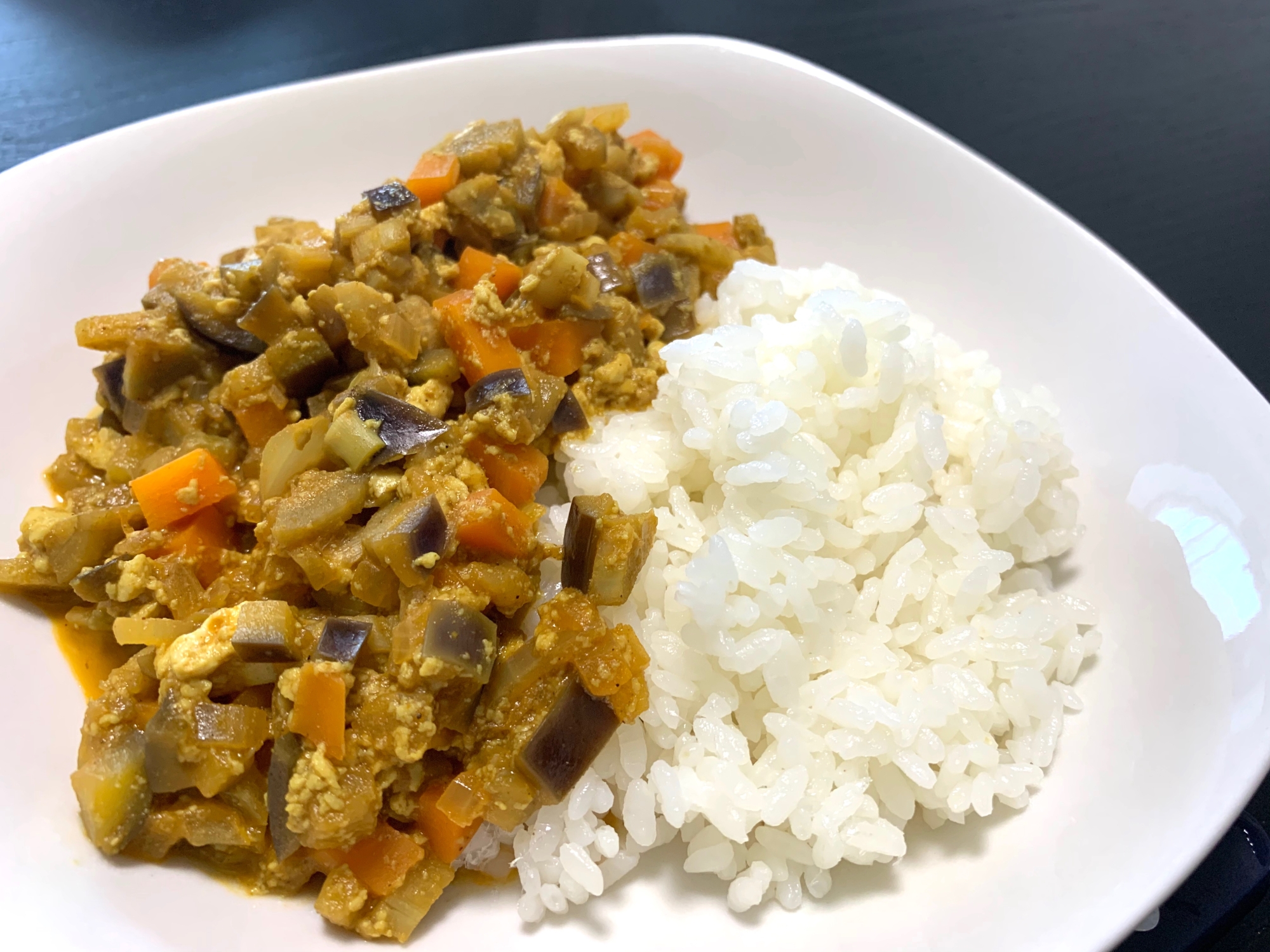 豆腐でカロリーオフ♪キーマカレー