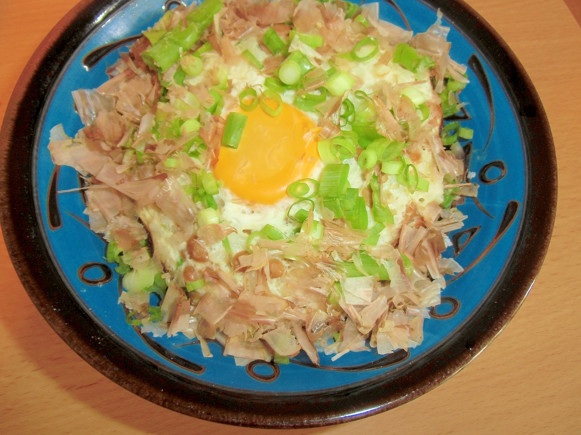 マヨ焼き納豆丼