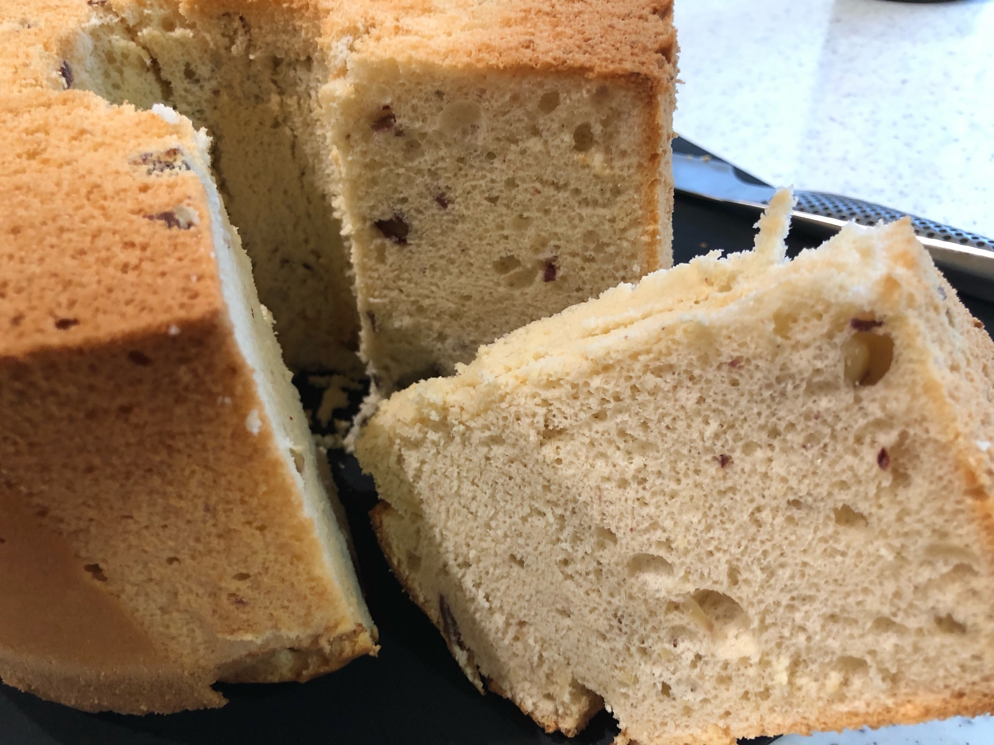 栗ザクザクシフォンケーキ レシピ 作り方 By Palさん 楽天レシピ 栗ザクザクシフォンケーキ レシピ 作り方 By Palさん 楽天レシピ