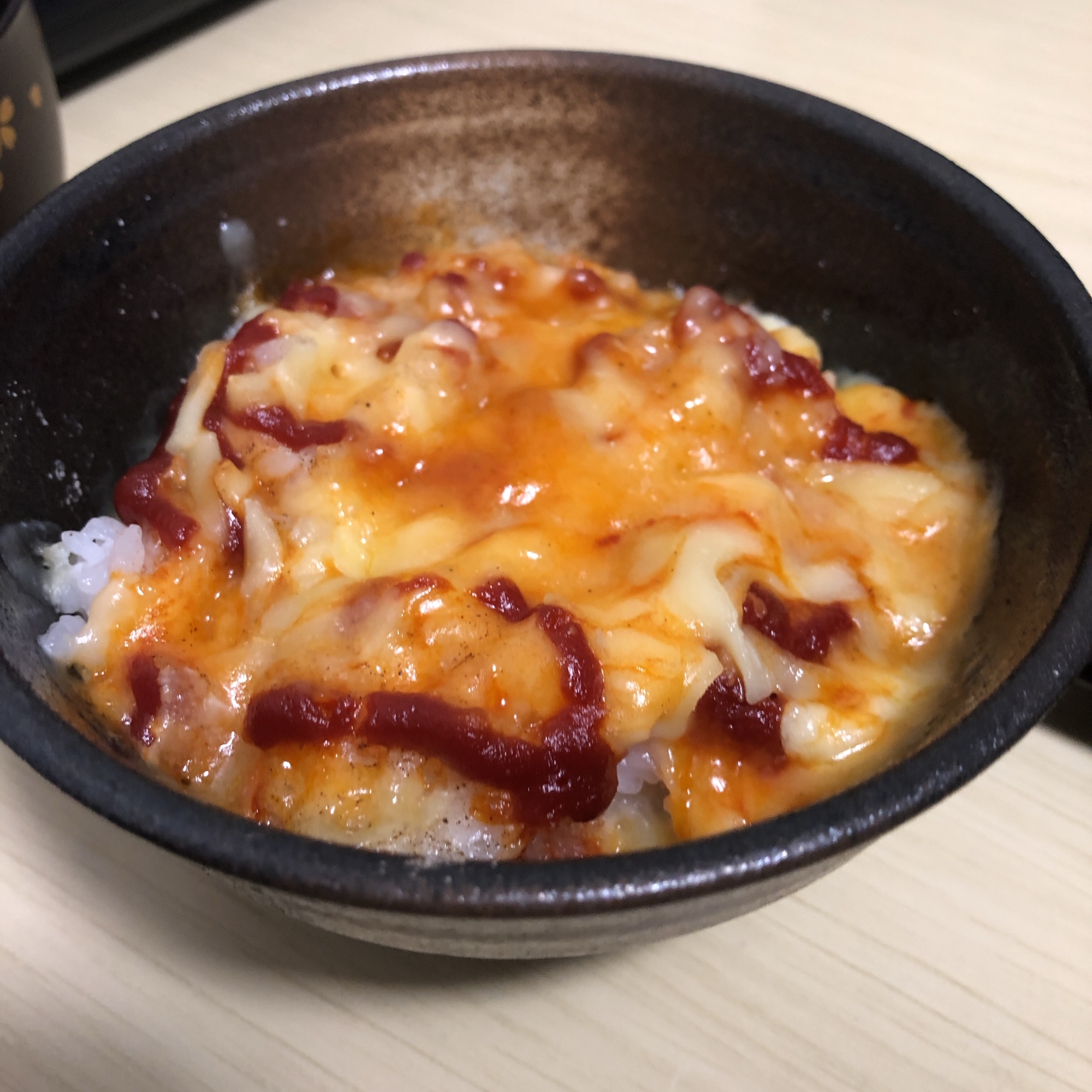 2分で完成！チーズケチャご飯