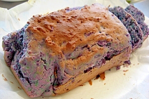 卵なし☆ホットケーキミックスで紫芋パウンドケーキ♪