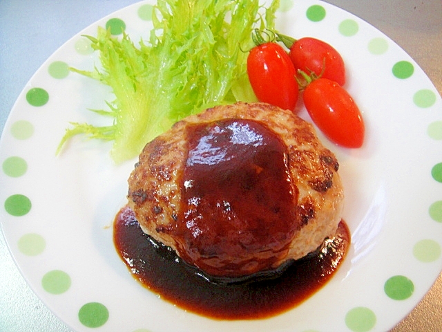 シャキシャキ蓮根入りハンバーグ