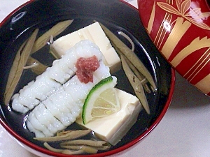 鱧とじゅんさいのお吸い物 レシピ 作り方 By ももちゃｎ 楽天レシピ