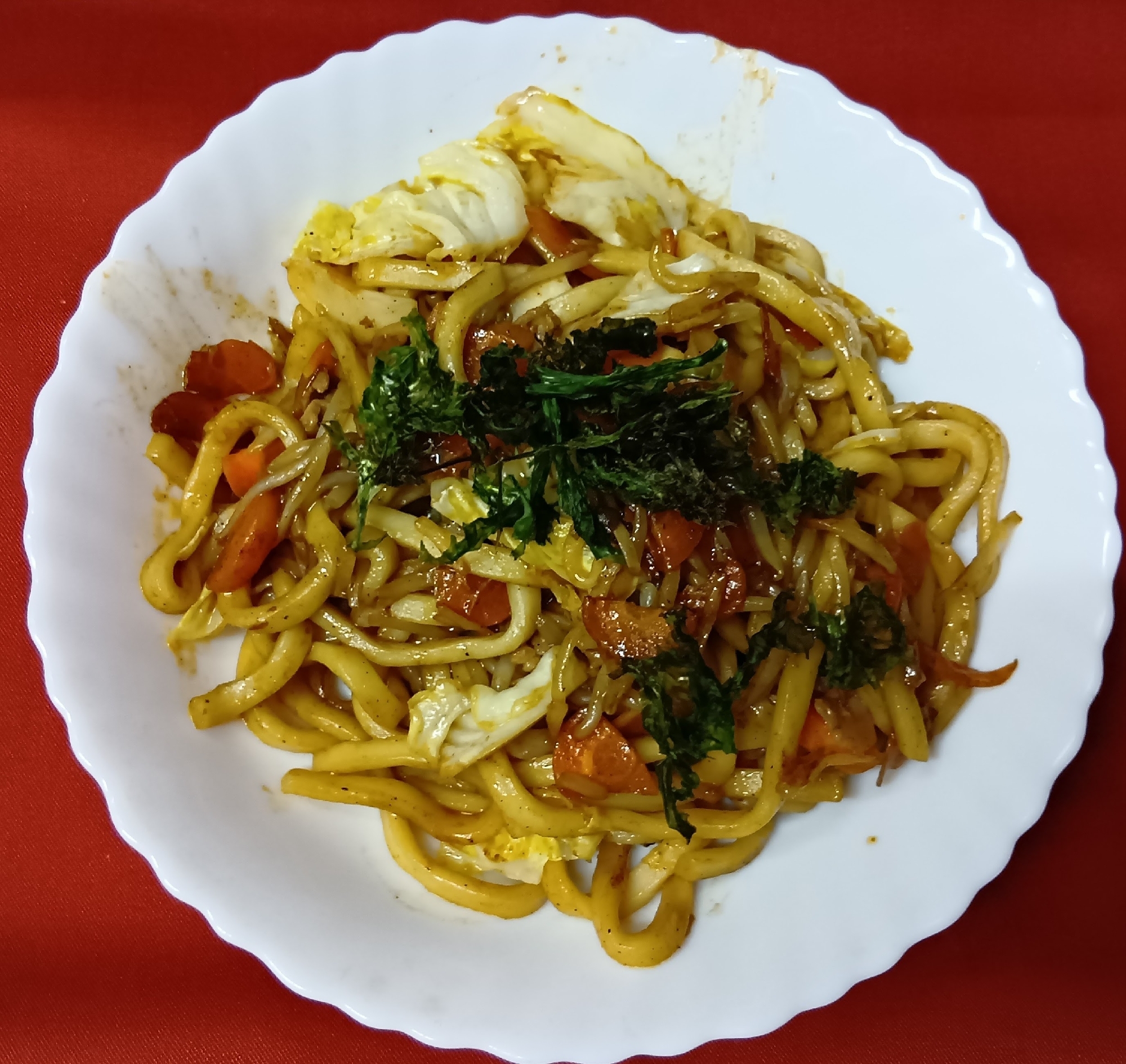 海苔焼きうどん