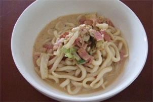 カルボナーラうどん