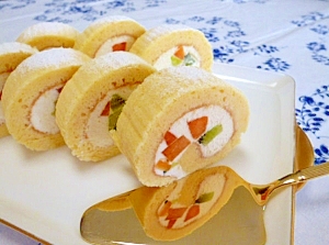 Simpleロールケーキ レシピ 作り方 By Moca0115 楽天レシピ