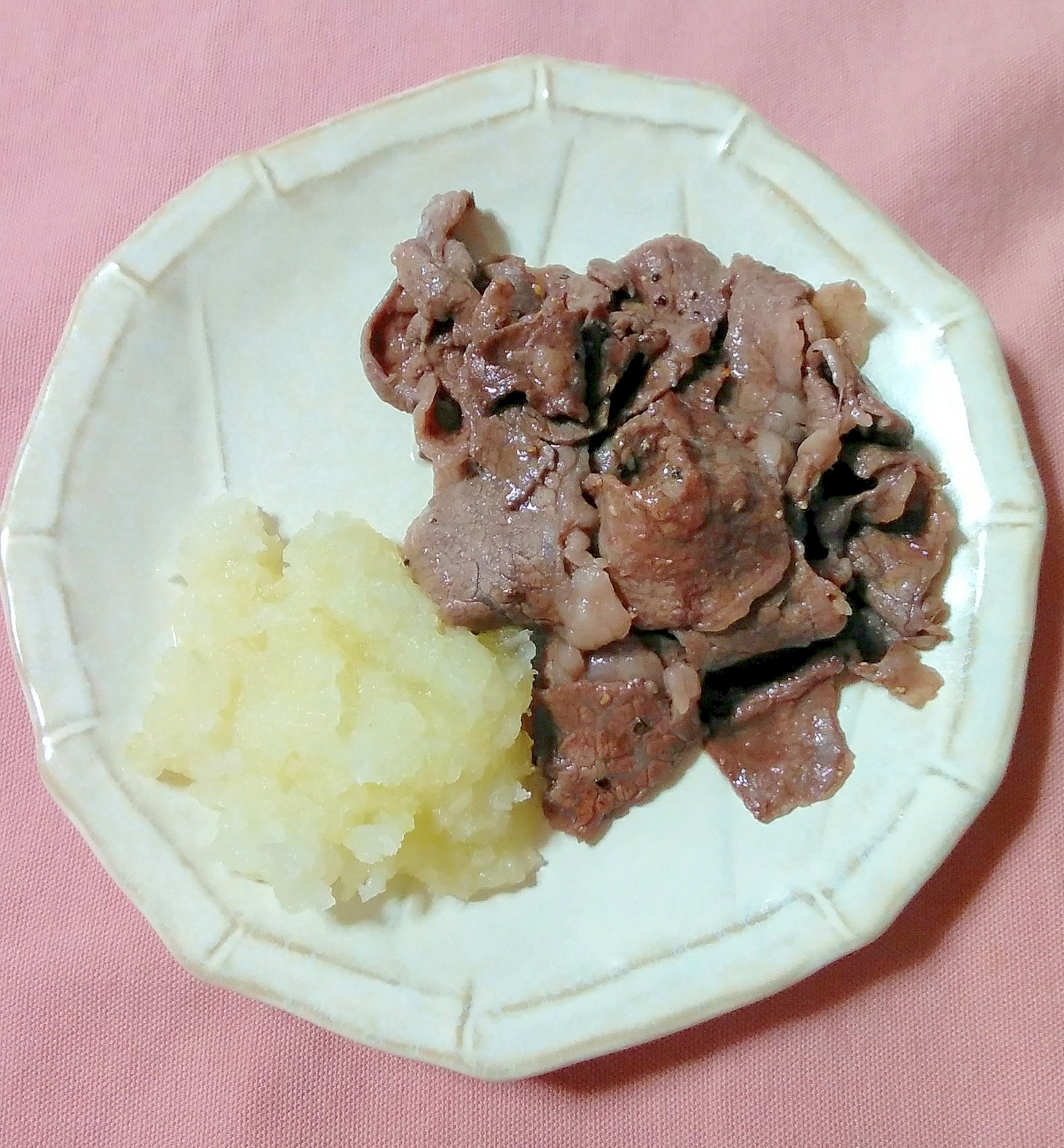 シンプルが美味しい～和牛の塩檸檬ダレ