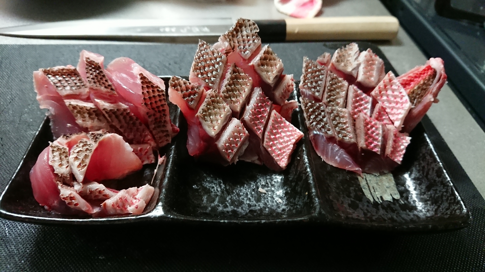 チビキの松笠刺身 レシピ 作り方 By カピバーラ 楽天レシピ チビキの松笠刺身 レシピ 作り方 By カピバーラ 楽天レシピ