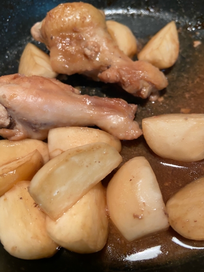 かぶと手羽元の酢醤油煮♪さっぱり♪