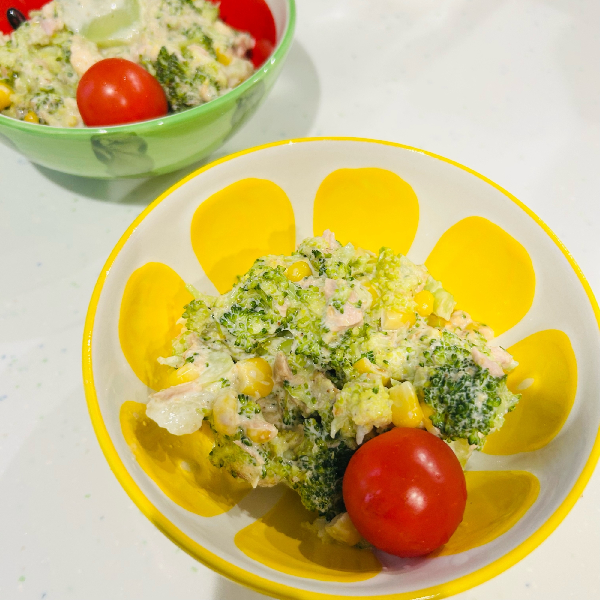 ブロッコリーとコーンのツナサラダ