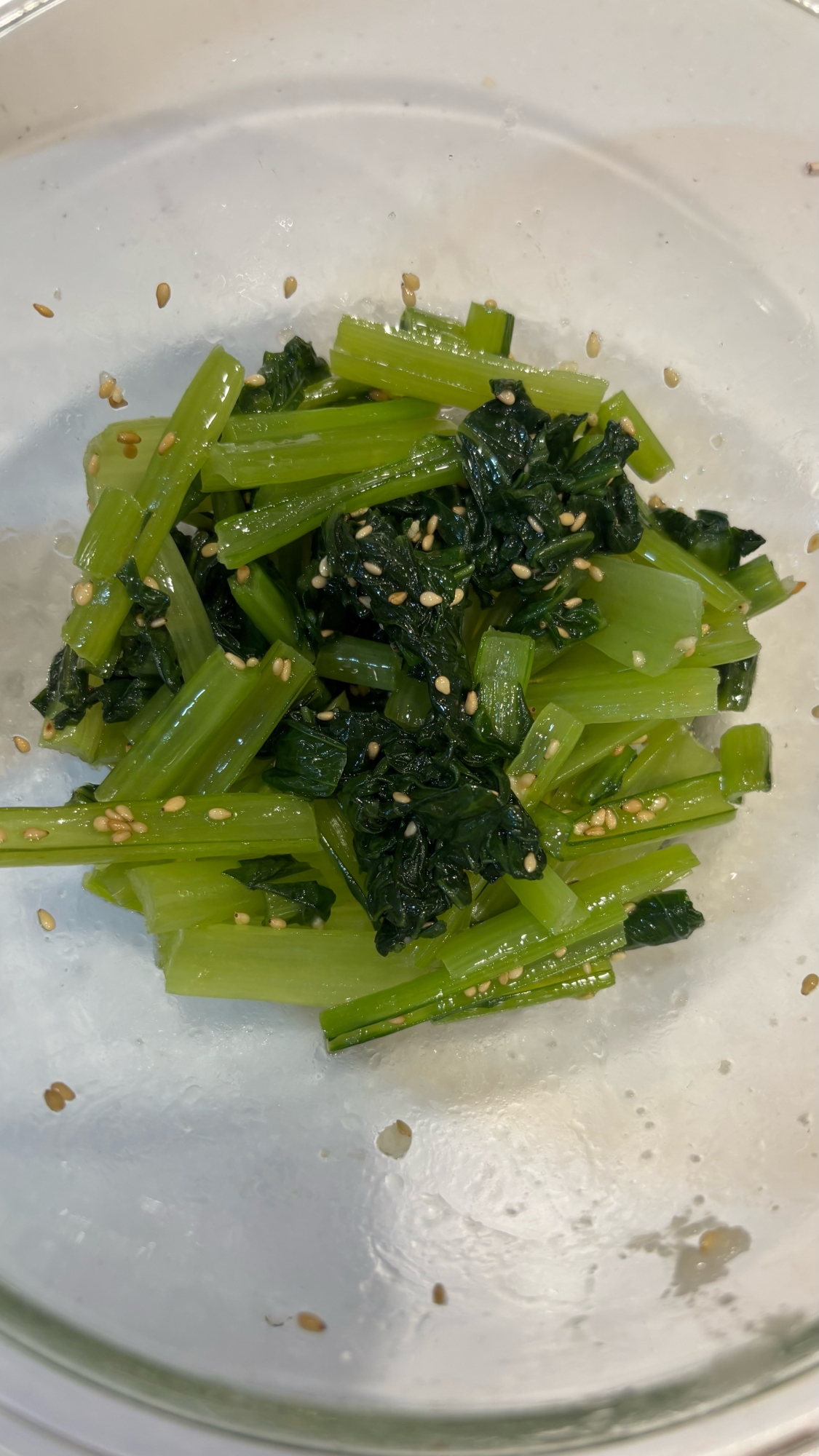 鉄分⭐電子レンジ⭐小松菜のナムル