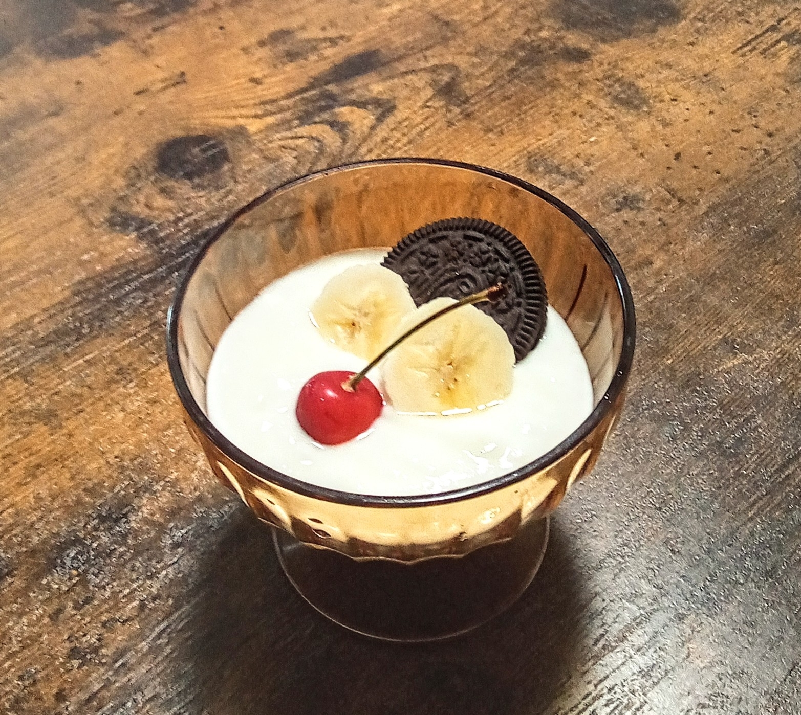 毎日ヨーグル!さくらんぼ・バナナ・オレオヨーグルト