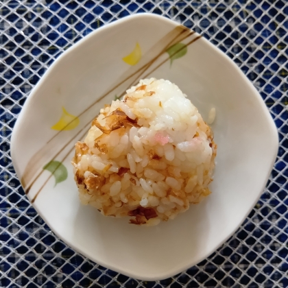 焼きたらことおかかのおにぎり