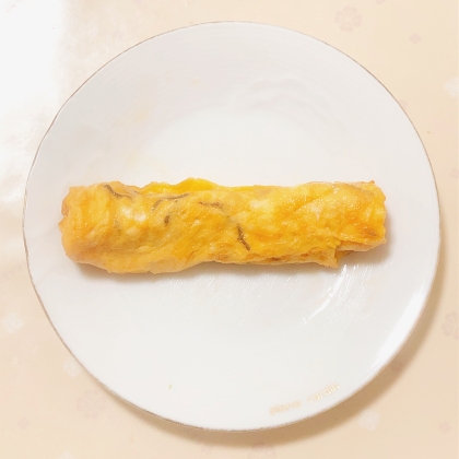 ひじきと明太子の卵焼き