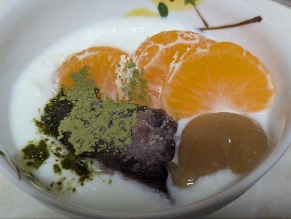 あんこと抹茶とおいしかったです(^o^)