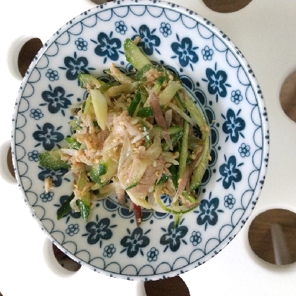 ごめんなさい！水菜が無かったんですが、みょうがときゅうりとツナで美味しく頂きました！