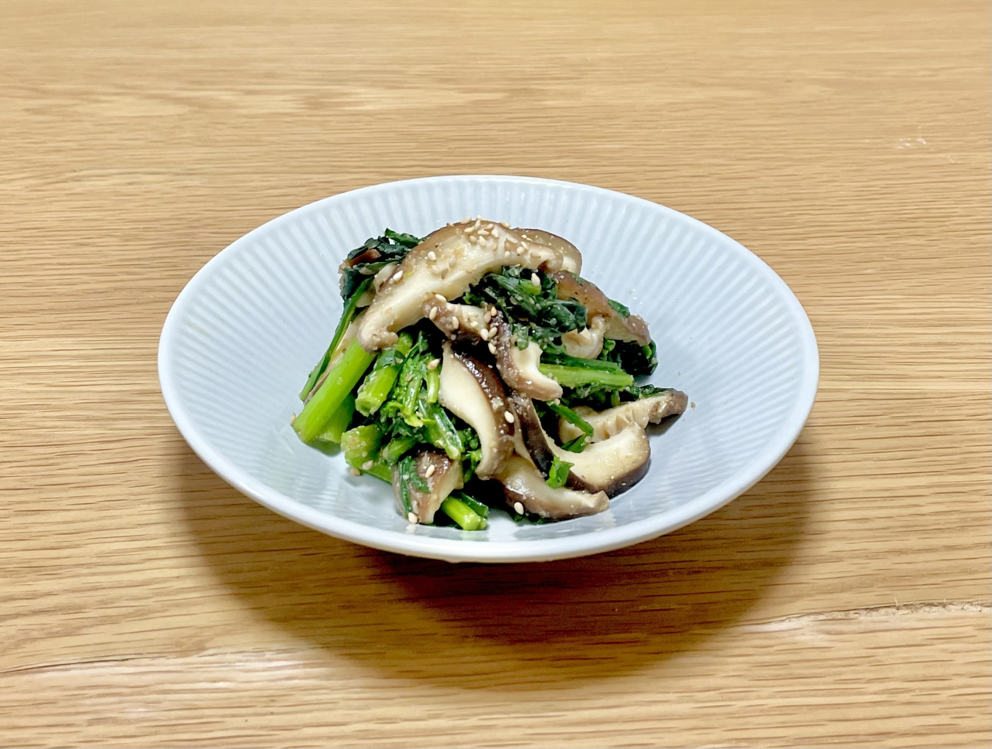 ゆる四毒抜き◆肉厚しいたけと春菊の和えもの