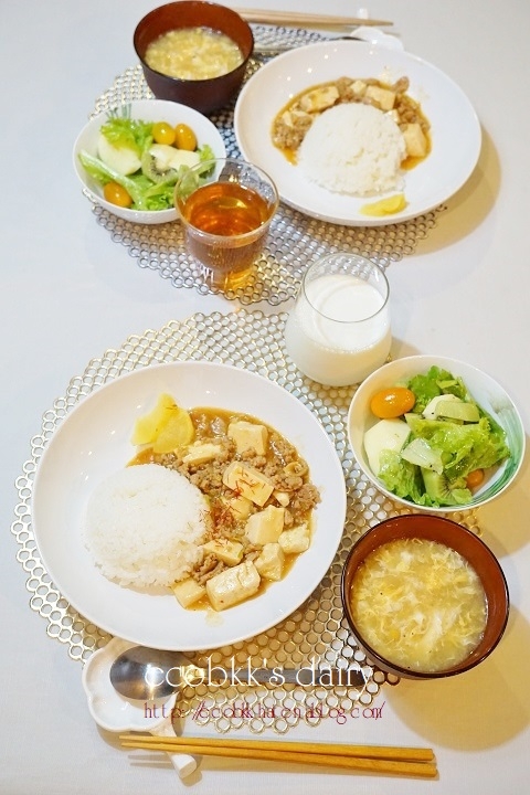 ♪麻婆豆腐&麻婆茄子♪