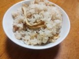 旬の筍で、濃いめの筍ご飯