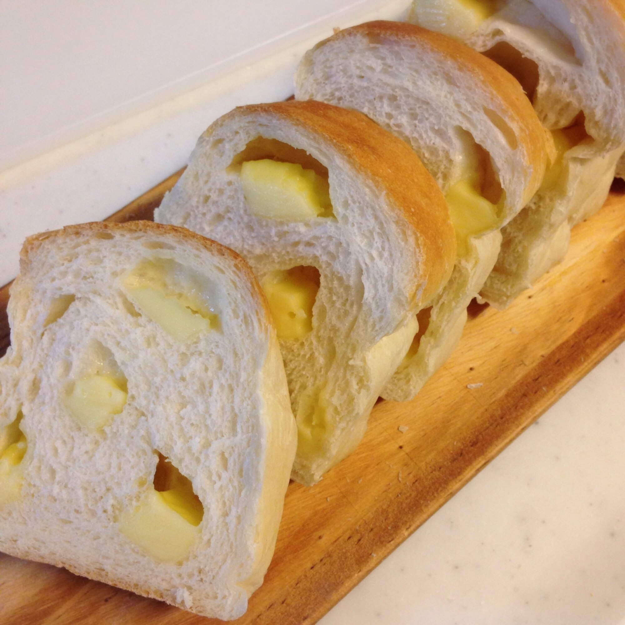 パウンド型でチーズ入りミニ食パン レシピ 作り方 By ｓｋｄｍｋ 楽天レシピ