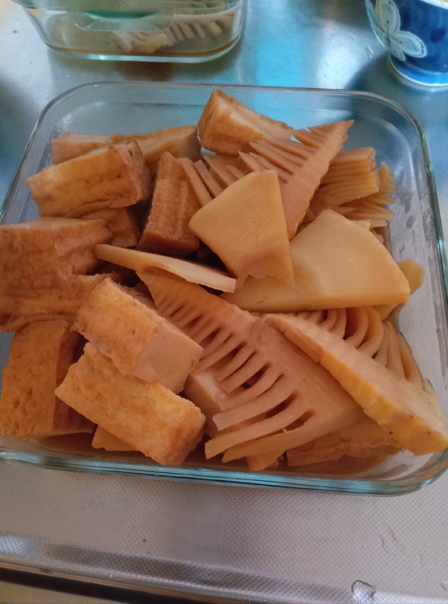 たけのこと厚揚げの煮物