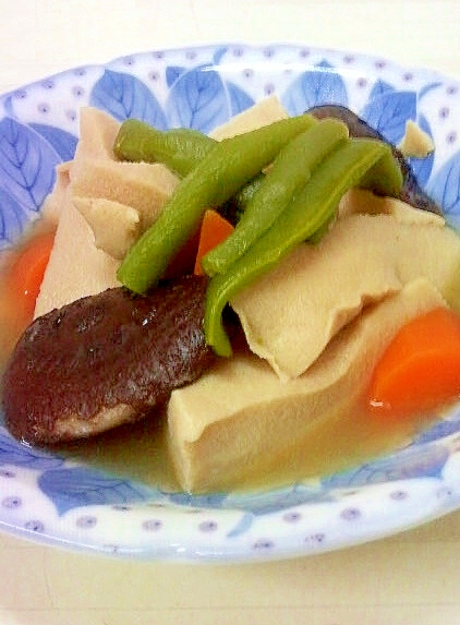 ほっこり、おいしい♪高野豆腐の煮物