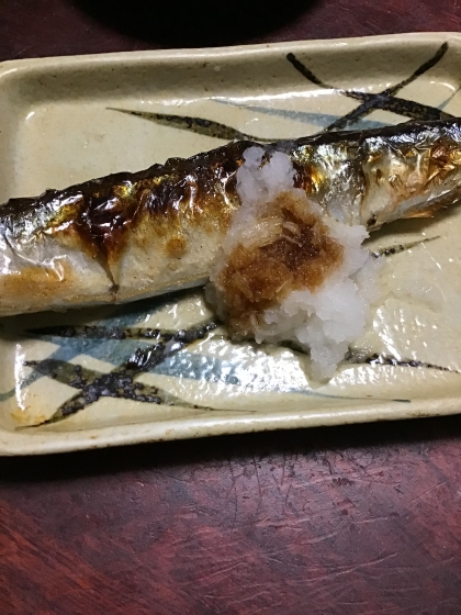 パリパリの皮になるさんまの塩焼き！