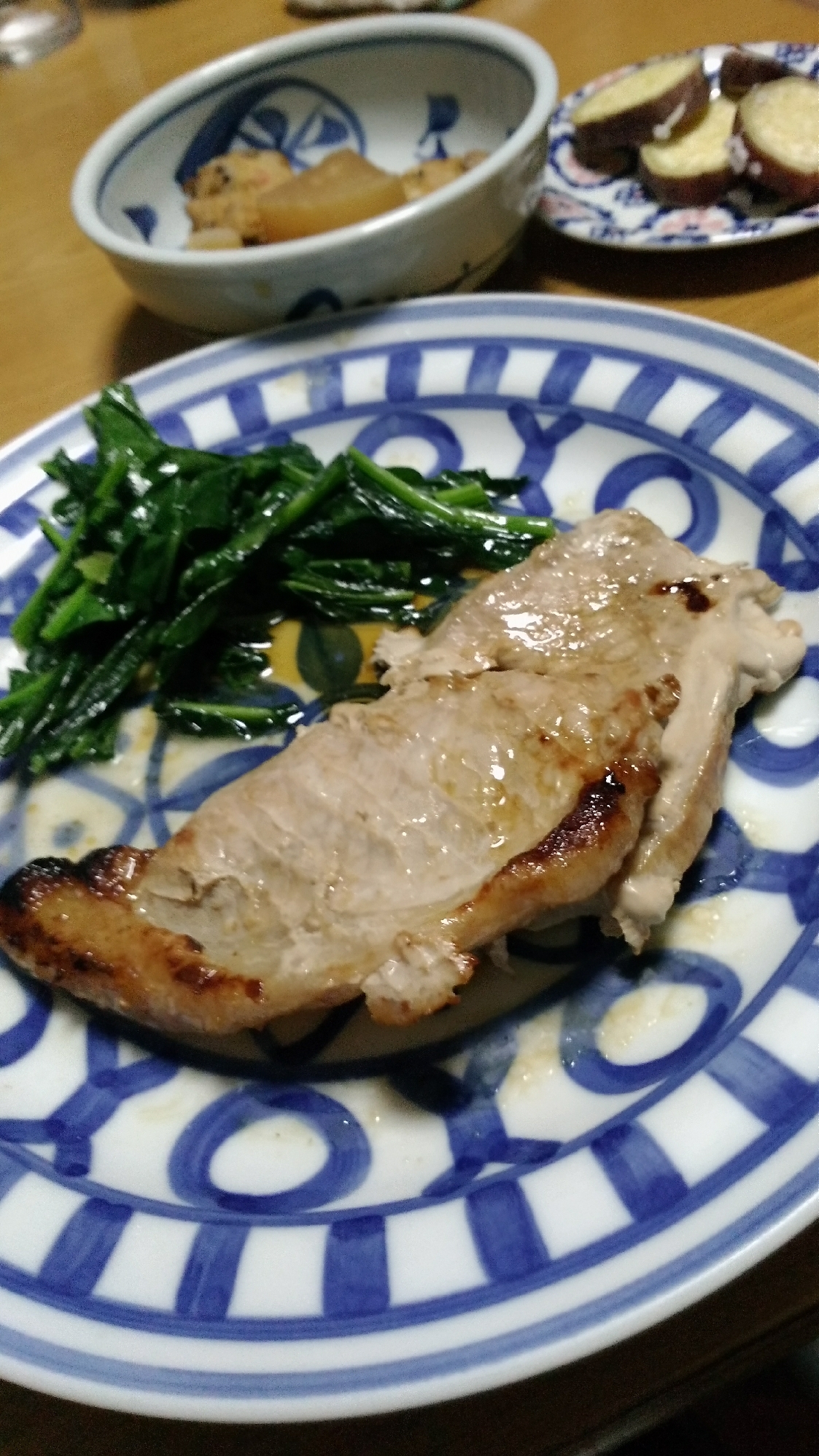 贅沢！豚ロースの生姜焼き