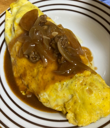 美味しかったです♪デミソースをそえて！