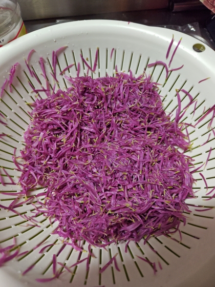 食用菊のゆで方