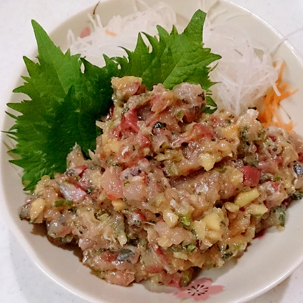 お刺身を使って簡単 鯵のなめろう レシピ 作り方 By Hideok8 楽天レシピ お刺身を使って簡単 鯵のなめろう レシピ 作り方 By Hideok8 楽天レシピ