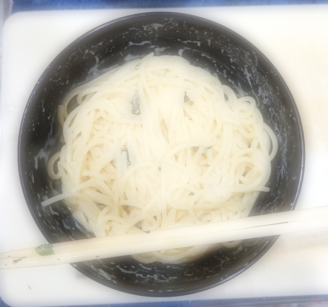 めんつゆとﾏﾖﾈｰｽﾞの大葉ﾊﾟｽﾀ