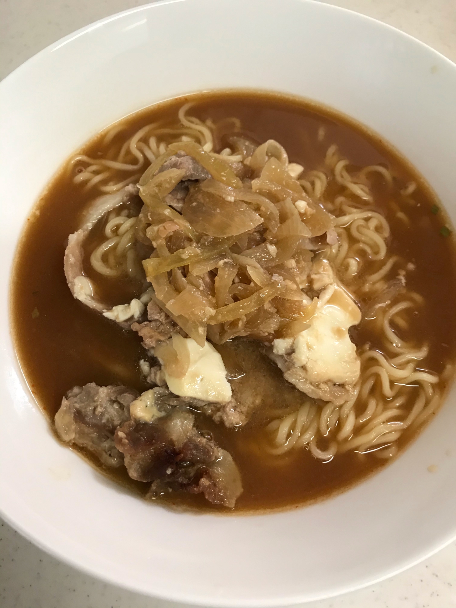 新潟県妙高市の豚汁ラーメン！