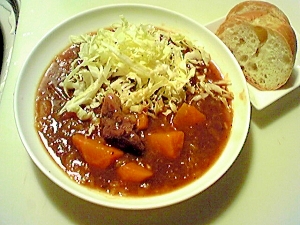 すね肉でとってもやわらか 圧力鍋でビーフシチュー レシピ 作り方 By けんけん00 楽天レシピ