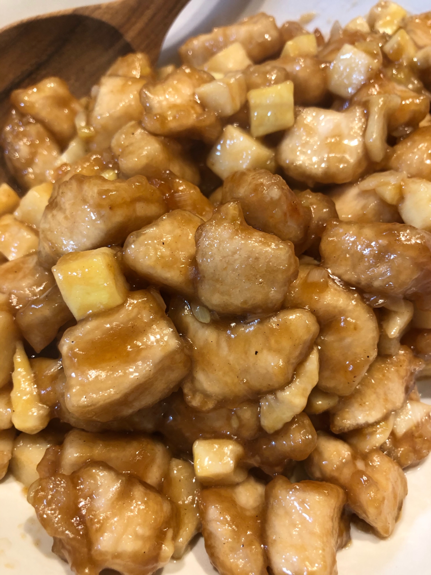 鶏胸肉とたけのこの炒め物