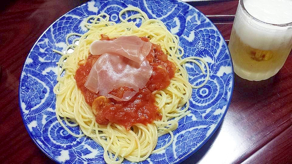 家イタリアン☆フレッシュトマトソースのパスタ