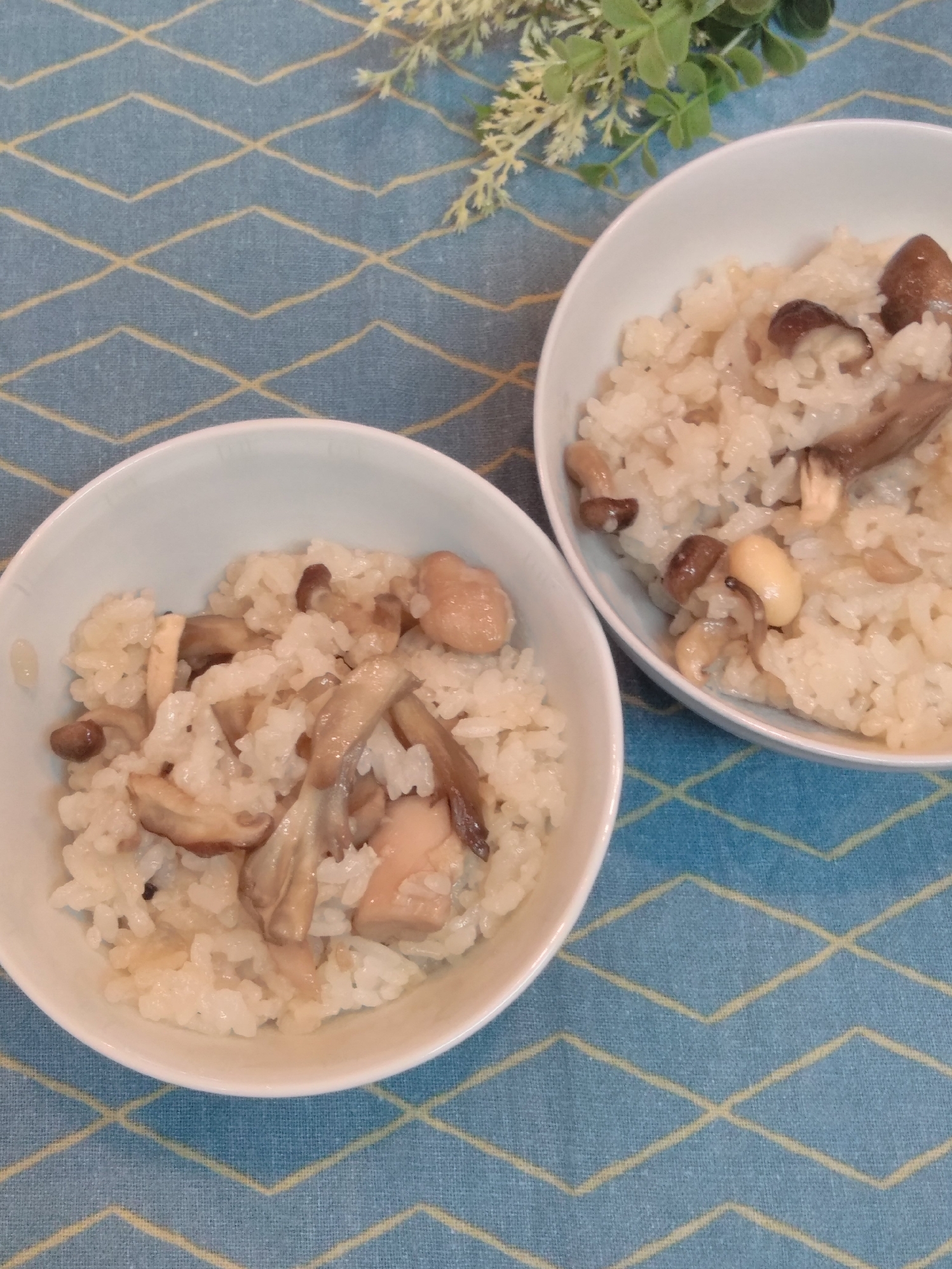 しみじみ美味しい♡舞茸と鶏肉の炊き込みご飯