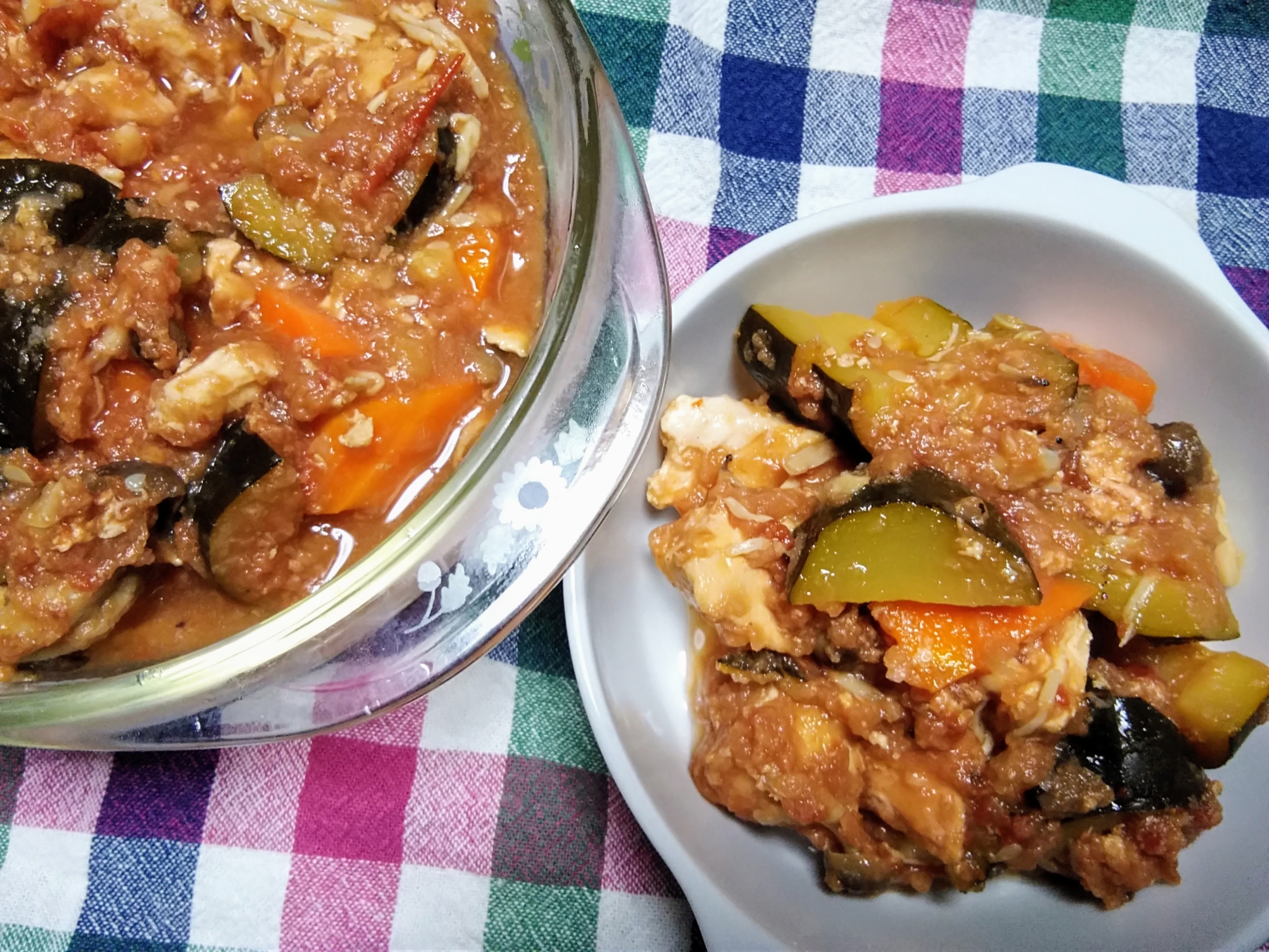 ズッキーニと鶏肉のラタトゥイユ風☆炊飯器使用