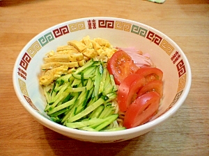 すっぱくない自家製つゆの子供用冷やし中華 レシピ 作り方 By ｔｏｗａｍａｍａ 楽天レシピ