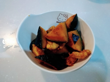 かぼちゃと豚肉の和風カレー炒め