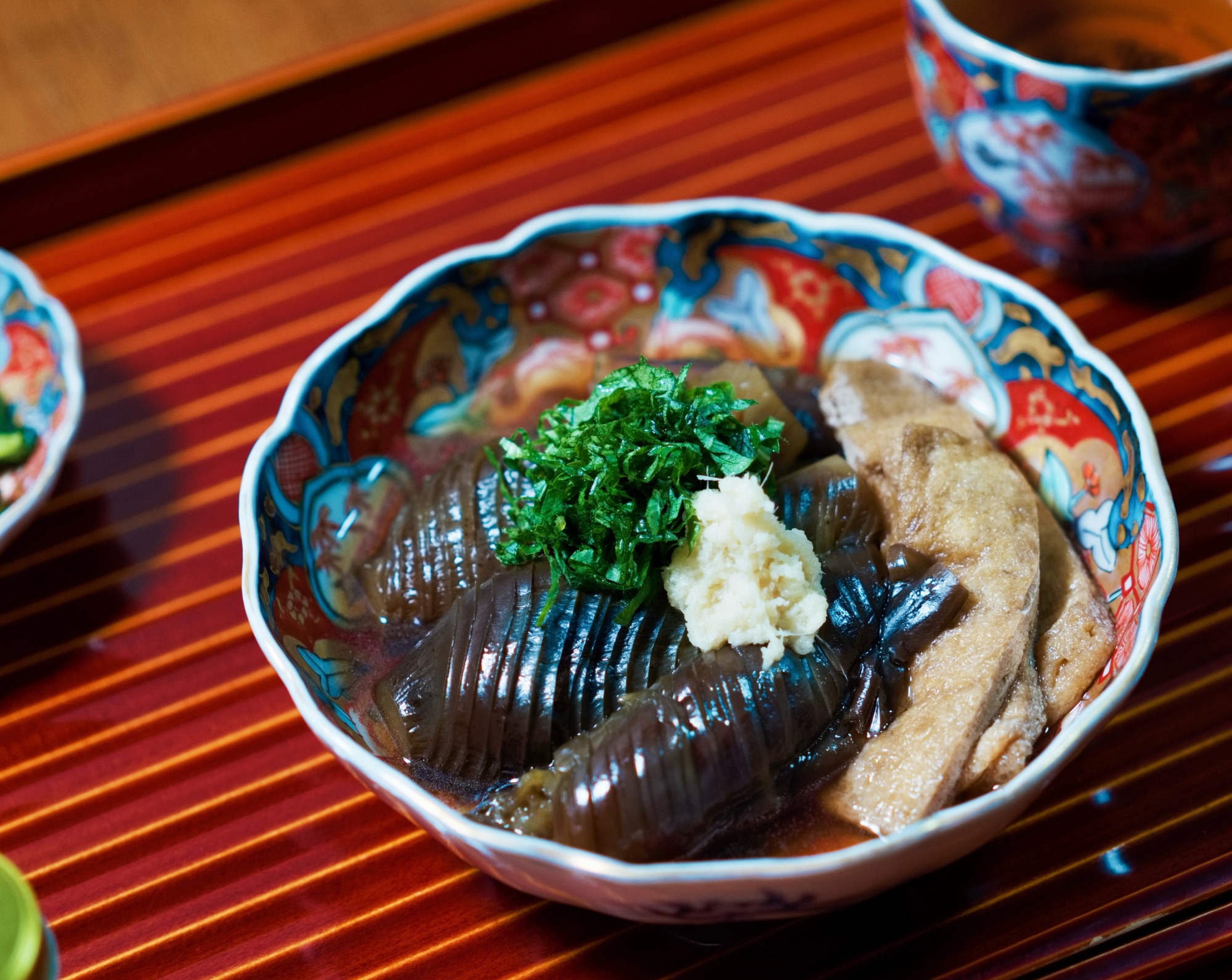 じゅわっと✨なすと油揚げの煮もの【和食・副菜】