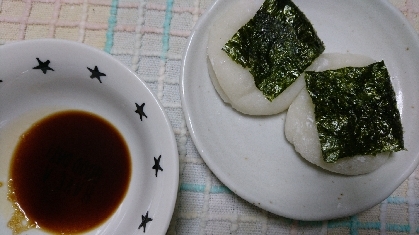 簡単！夏でもお餅(^^)砂糖しょうゆ味！