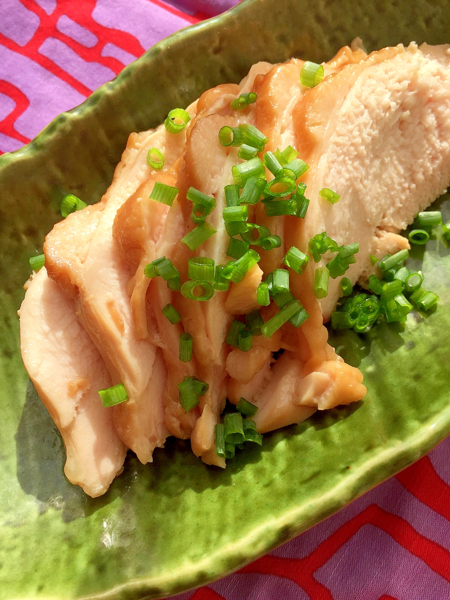 サラダチキン★３つの味を一度に！　ポリ袋de炊飯器