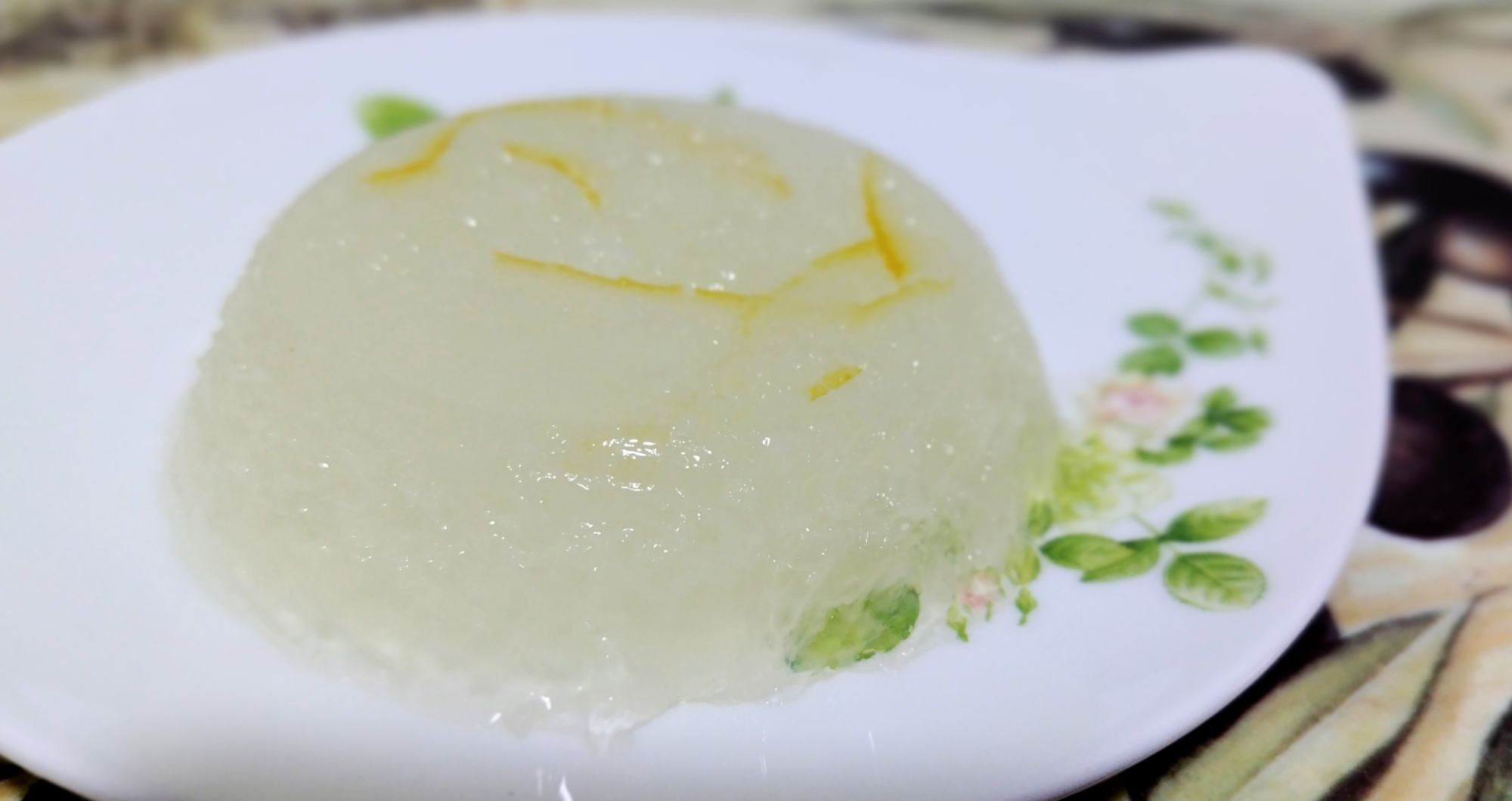 のどケアスイーツ✤大根とゆず茶のみぞれゼリー