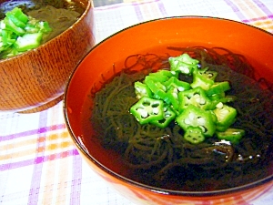 ネバネバヘルシー オクラともずくのお吸い物 レシピ 作り方 By も る す け 楽天レシピ ネバネバヘルシー オクラともずくのお吸い物 レシピ 作り方 By も る す け 楽天レシピ